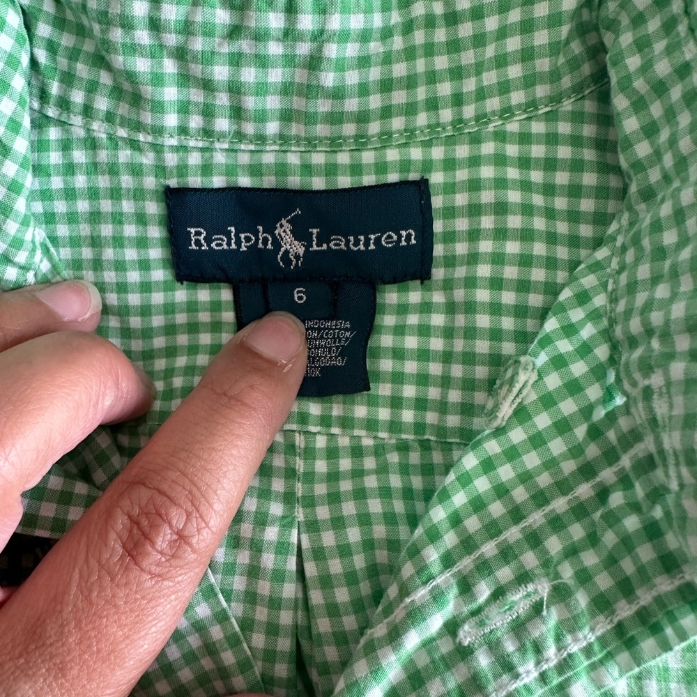 Boys Ralph Lauren Polo Shirt Bundle Size 6 Button Down & Long Sleeve Lot of 5 - Picture 10 of 15
